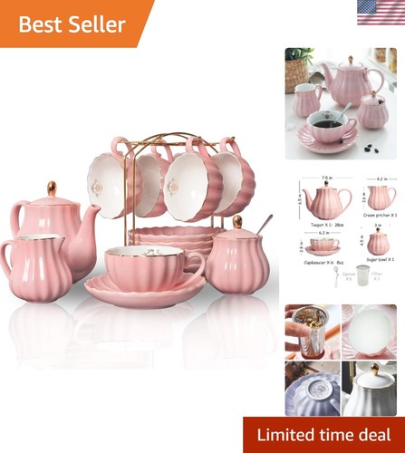 Luxurious pink porcelain - pink,