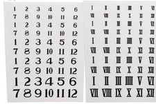 Clock number STICKERS