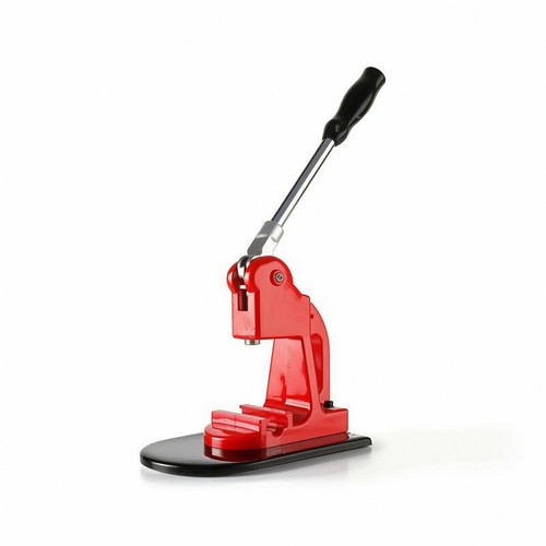 Badge button press - press, machine