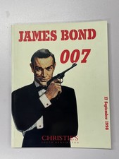 1998 Christie's South Kensington James Bond 007 Auction Catalogue Brochure