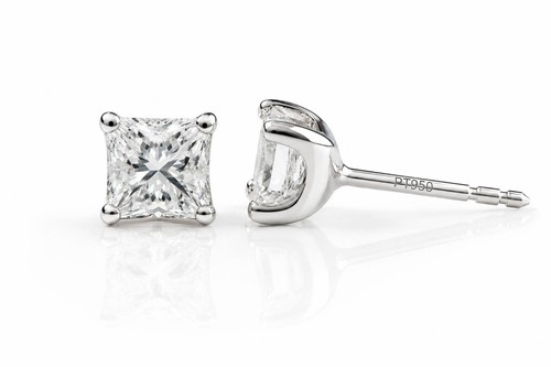 Carat diamond earrings - 1.02,