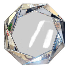 Multi Facet 17 Mirror Glass panel Octagonal Wall Mirror