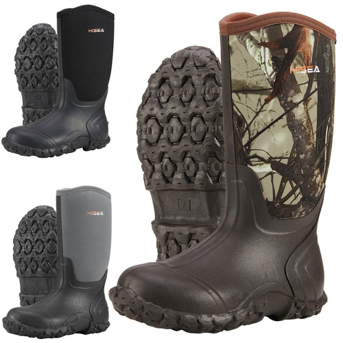 Hisea men waterproof rain boot - rain,