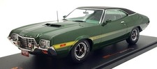 IXO 1/18 Scale 18CMC185.22 Ford Grant Torino Sport 2-Door 1972 Rally Met. Green