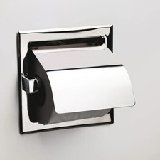 Origins Living Recessed Toilet Roll Holder + Cover 025107