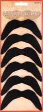 Pack of 6 Black Fake