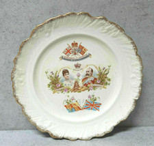 1902 antique plate coronation - antique,