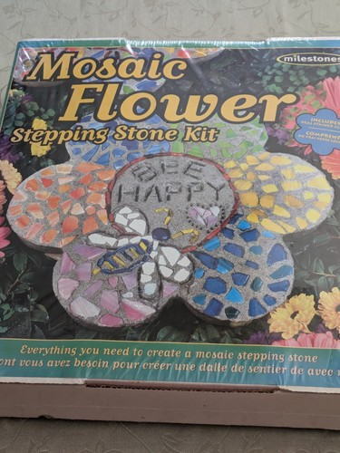 Milestones large mosaic flower