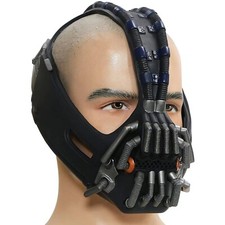 Halloween Super Bane half PVC mask Dark Knight Rises for