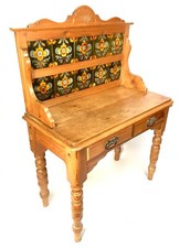 Antique victorian pine wash - antique,