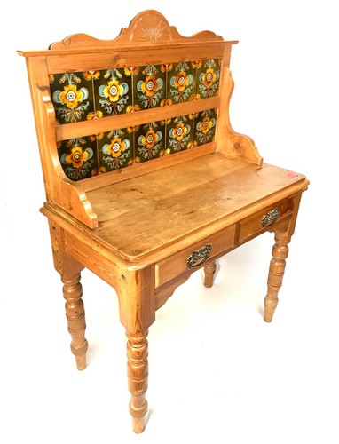 Antique victorian pine wash - victorian,