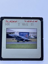 Original 35mm slide with copyright - Saab 37 Viggen