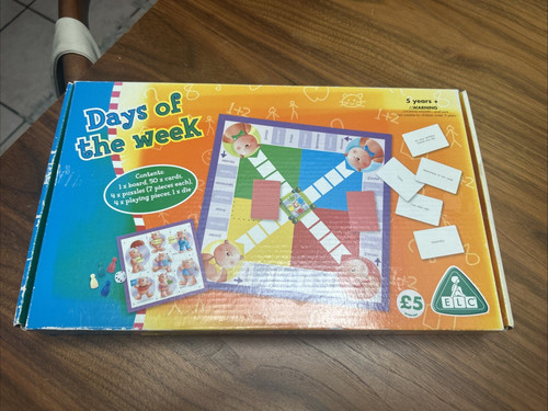 Days the week board game - week, /