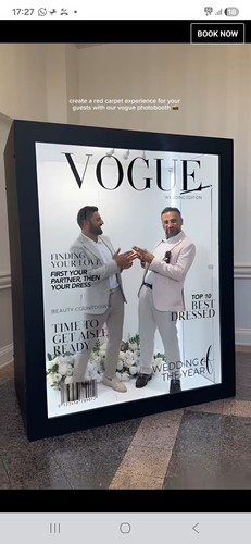 Vogue booth hire magazine - vogue,