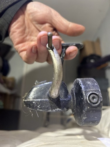 Old fishing reel - old,