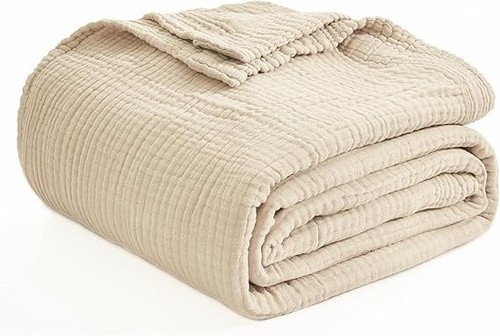 Emme muslin throw - throw, blanket