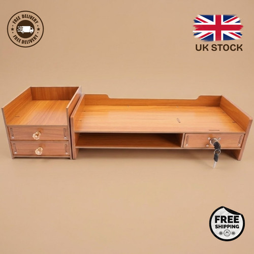 Wooden monitor stand - monitor, riser