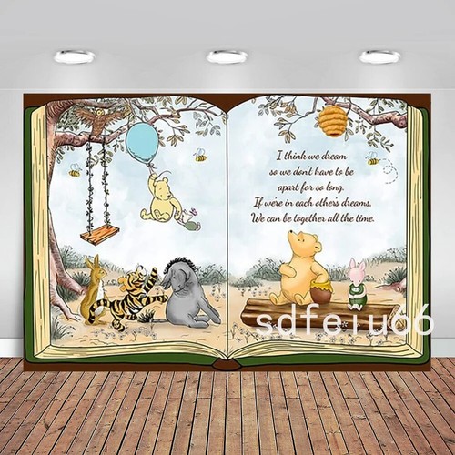 Winnie the pooh backdrop - the,