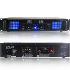 Skytec SPL500 DJ Amplifier 500W - Professional Power Amp for Events & Gigs