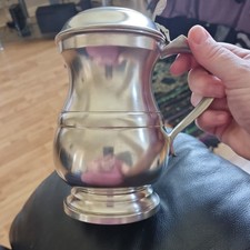 Pewter Tankard with Lid - 1pt