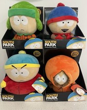 Official South Park Set of All 4 Character Plush Soft Toys 10” 25cm Brand New