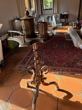 Antique Victorian Oak Tobacco Stand (Smoker’s Companion Or pipe Stand)