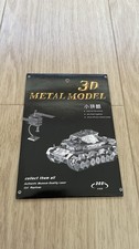Metal model tank - 3d,