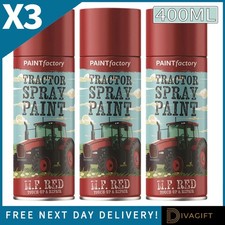 3 x TRACTOR SPRAY PAINT 400ML