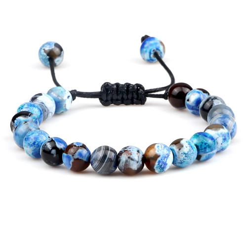 8mm tiger eye lava stone - eye,