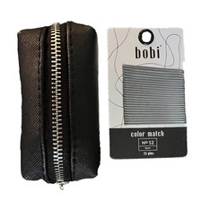 BOBI Dark Grey Wavy Bobby Pins