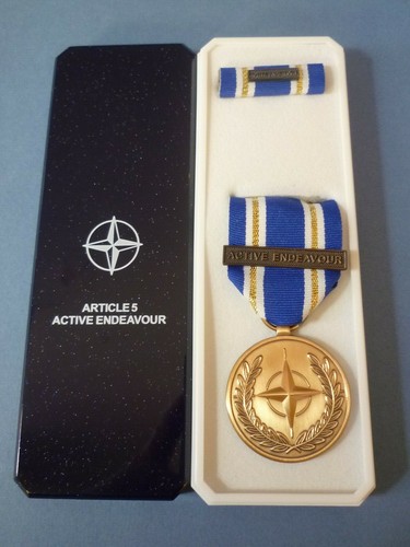 Genuine nato medal for active - genuine,