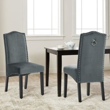 2/4pcs Velvet Dining Chairs