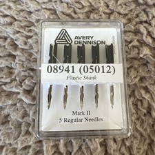 5 x Avery Dennison Mark 2 Standard Tagging Gun Needles Regular Kimble Tag Mk II