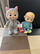 Cocomelon - Baby JJ In Pyjamas And Kitty Soft Toys X 2