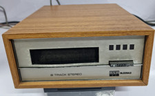 BSR McDonald  8 Track Cartridge/Tape Player. Tested & Working. See Video.
