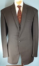 Vintage 1940's-50's 3 Piece Tailored Suit -Black - True Vintage U.K 46