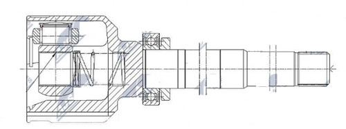 Joint set inner - joint, volvo