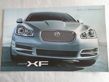 Jaguar XF Price List brochure