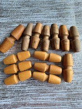 Vintage Wooden Toggle Buttons X 14