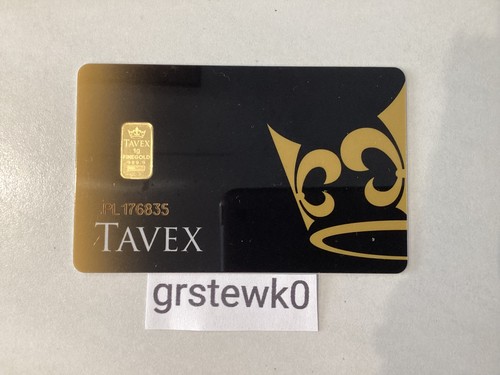 24ct gold tavex - in, coa