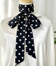 Ladies Black & White Polka Dot