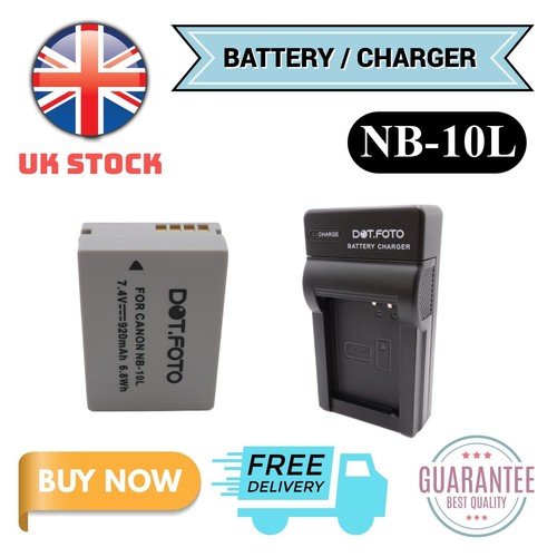 10l battery charger for - nb-10l, or