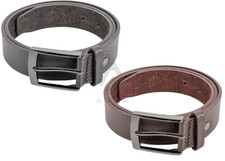 Mens Black Brown Trouser Jeans