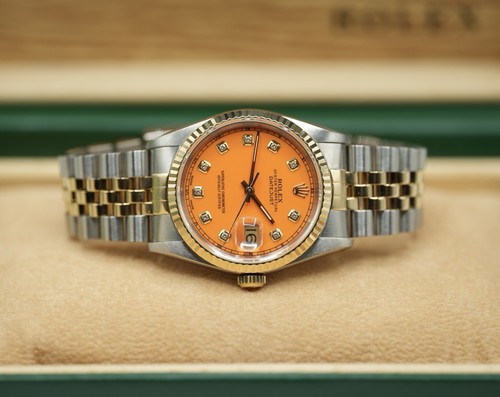 Gents steel gold rolex - steel,