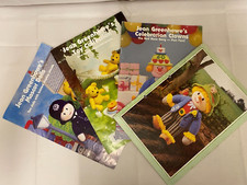 4 x Jean Greenhowe Vintage Knitting Patterns Mascot Doll Clown Toy Red Nose Gang