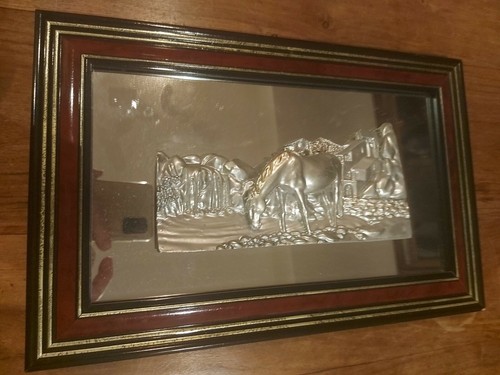 Mirror horses framed 13 - x,