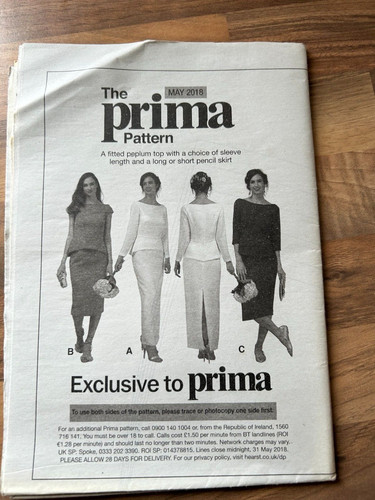 New prima sewing pattern may - sewing,