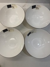 4 x Dartington White Cereal