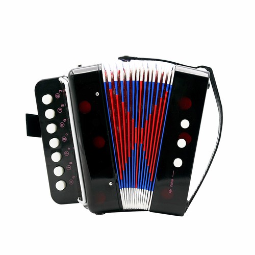 Key kids accordion toy - 7-key, with