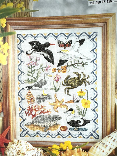 Seashore sampler vintage - seashore, sampler!